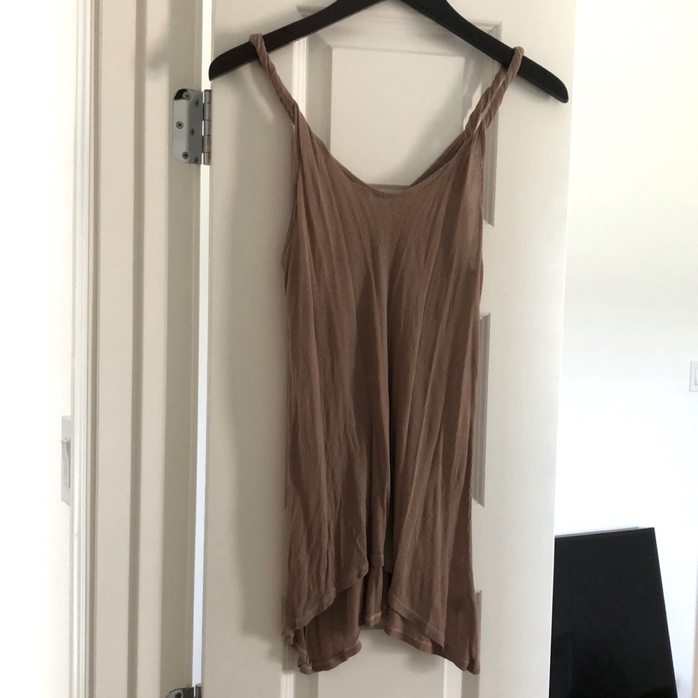 LAMade dark blush tank top.